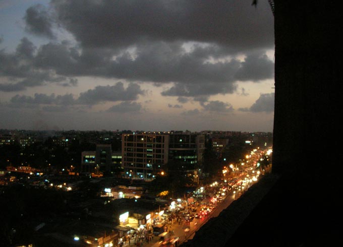 Traffic on Andheri Kurla Road
