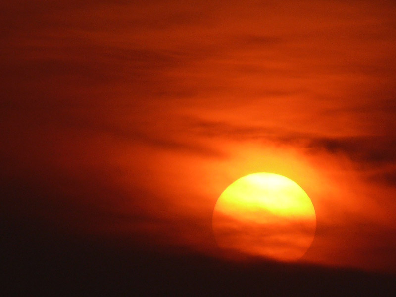 Sunset at Calangute Beach, Goa, copyright Picturejockey : Navin Harish 2005-2009