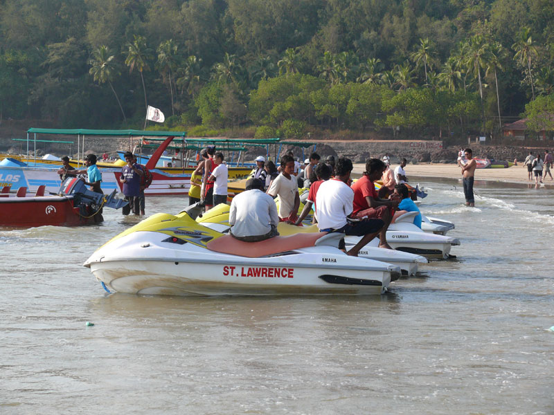 Jetskis at Baga Beach, copyright Picturejockey : Navin Harish 2005-2009