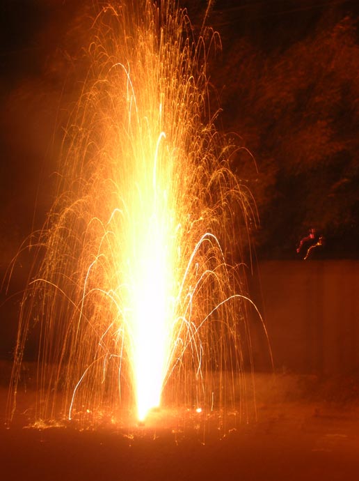 Home made fireworks