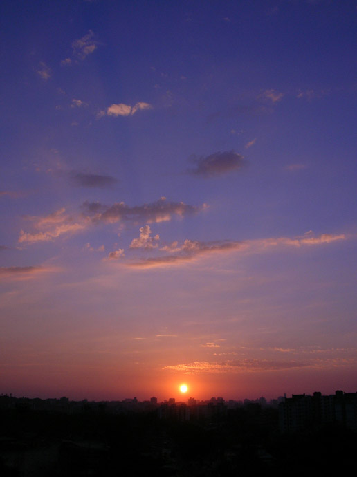 A sunset in Andheri