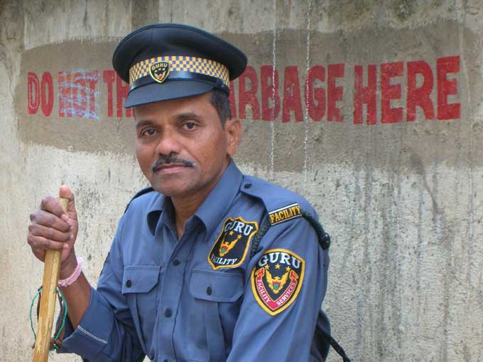 Guarding the garbage