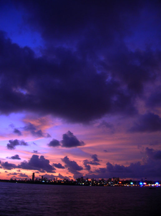Marine Drive at sunset