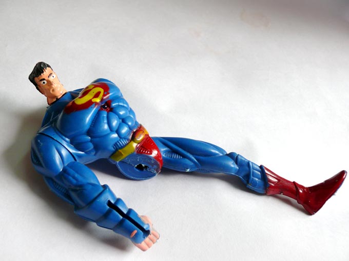 I'd be willing to give... - An image of a superman toy  | copyright Picturejockey : Navin Harish 2005-2007