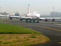 A plane for Manu - An image of Air India's Boeing 747
