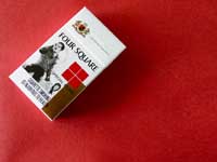 Elvis is in the house - An image of a pack of Four Square Cigarettes