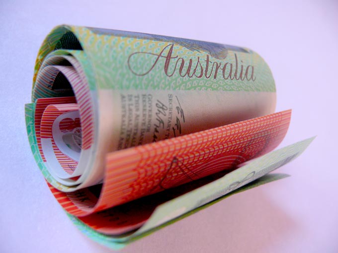 The Million dollar idea - an image of rolled up Australian notes of 20 Dollars and 100 Dollars | copyright Picturejockey : Navin Harish 2005-2007