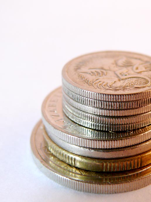 Pile of Money : A picture of Australian coins | copyright Picturejockey : Navin Harish 2005-2007
