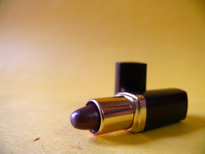 Lipstick #2 - an image of a open maroon Lipstick | copyright Picturejockey : Navin Harish 2005-2007