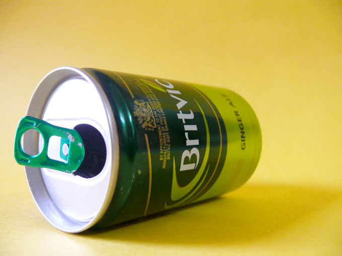 Where the hell did Andy go? - An image of an empty can of Britvic Ginger ale | copyright Picturejockey : Navin Harish 2005-2007