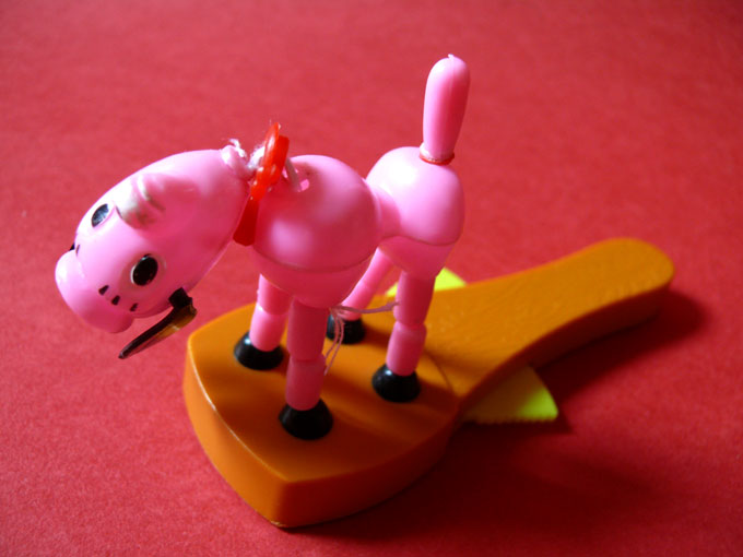 Pink Doggy - An image of a pink doggy toy  | copyright Picturejockey : Navin Harish 2005-2007