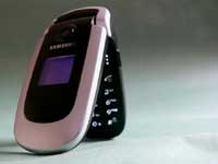 My phone - An image of a Samsung X660 phone