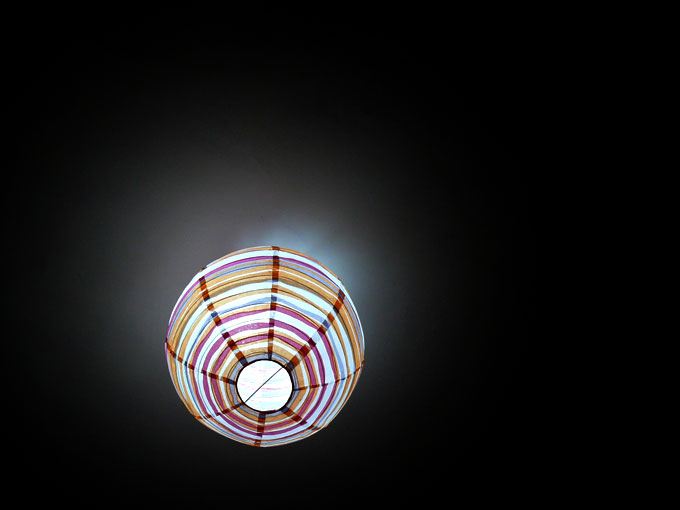 Glow - An image of a paper lamp shade | copyright Picturejockey : Navin Harish 2005-2008