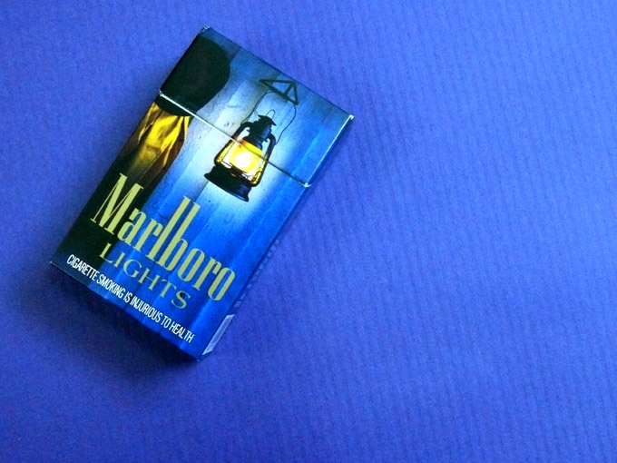 Equal opportunity for smokers - An image of a pack of Marlboro Ligts cigarettes  | copyright Picturejockey : Navin Harish 2005-2008