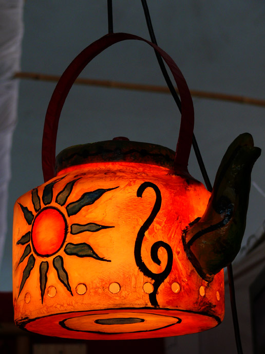 Shall I put the kettle on? - An illuminated paper mache teapot  | copyright Picturejockey : Navin Harish 2005-2008