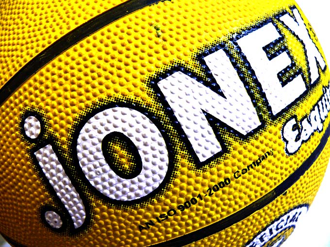 Identity crisis - An image of a yellow basketball manufactured by jonex  | copyright Picturejockey : Navin Harish 2005-2008