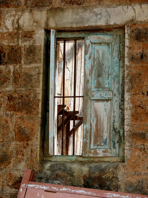 Open and shut - An image of a window at Kanheri Caves in Borivali, Mumbai | copyright Picturejockey : Navin Harish 2005-2008
