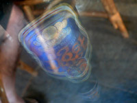 Tiger Beer, no I am not drunk yet : Reflection on a bottle of Tiger Beer at Baga Beach in Goa