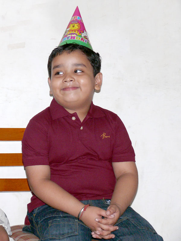 Manu on his birthday, copyright Picturejockey : Navin Harish 2005-2009