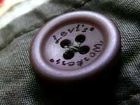 Levi's button - The lable and the button of a Levi's trousers