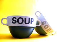 Time for a little alphabet soup - Soup bowls