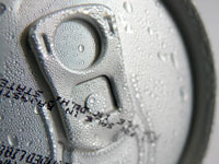 Time to reacquaint myself with an old friend - Closeup of a beer can