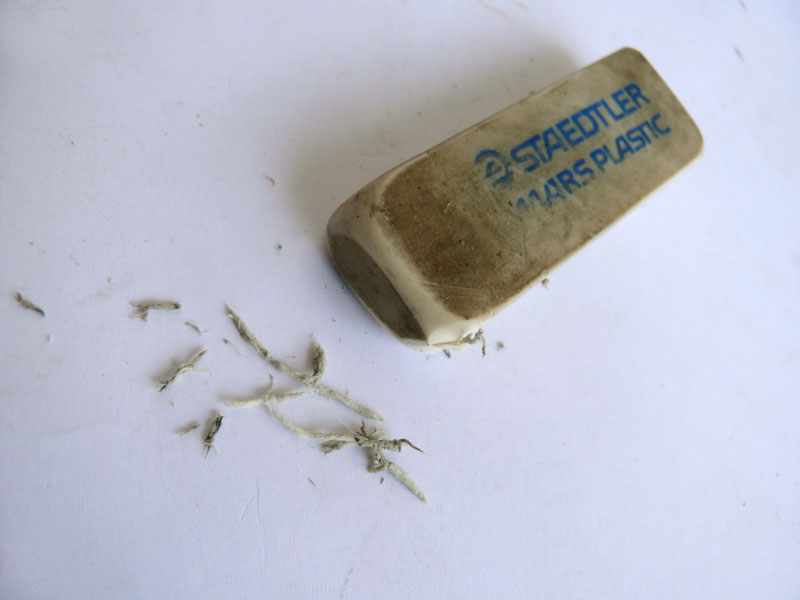 The luxury of a good eraser, copyright Picturejockey : Navin Harish 2005-2009