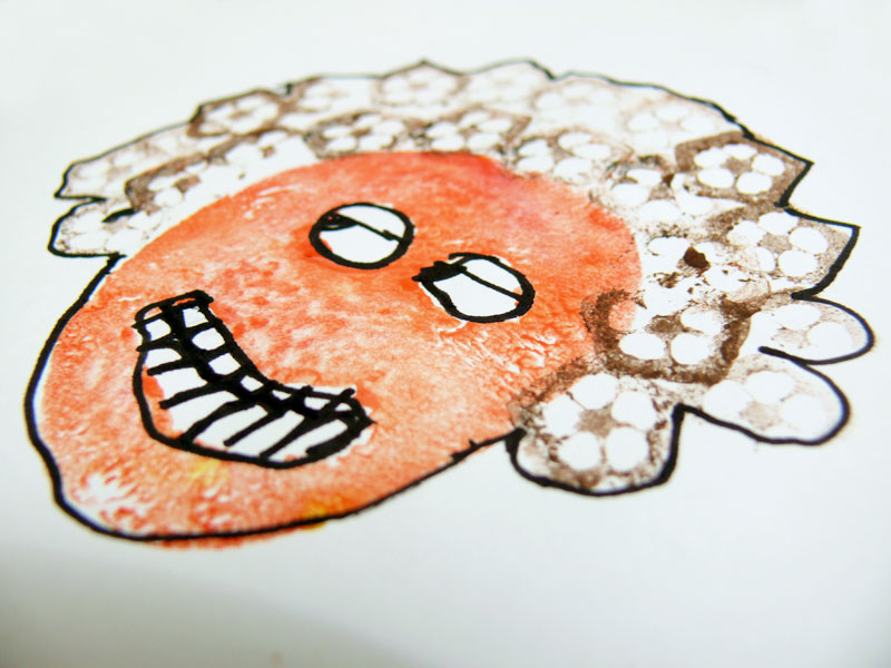 Vegetable Printing , copyright Picturejockey : Navin Harish 2005-2012