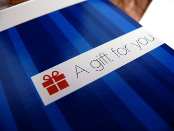 Birthday gift, home delivered