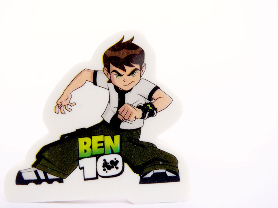 Ben10 eraser , copyright Picturejockey : Navin Harish 2005-2012