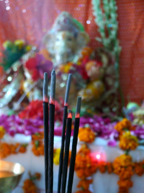Ganpati and Incense , copyright Picturejockey : Navin Harish 2005-2012