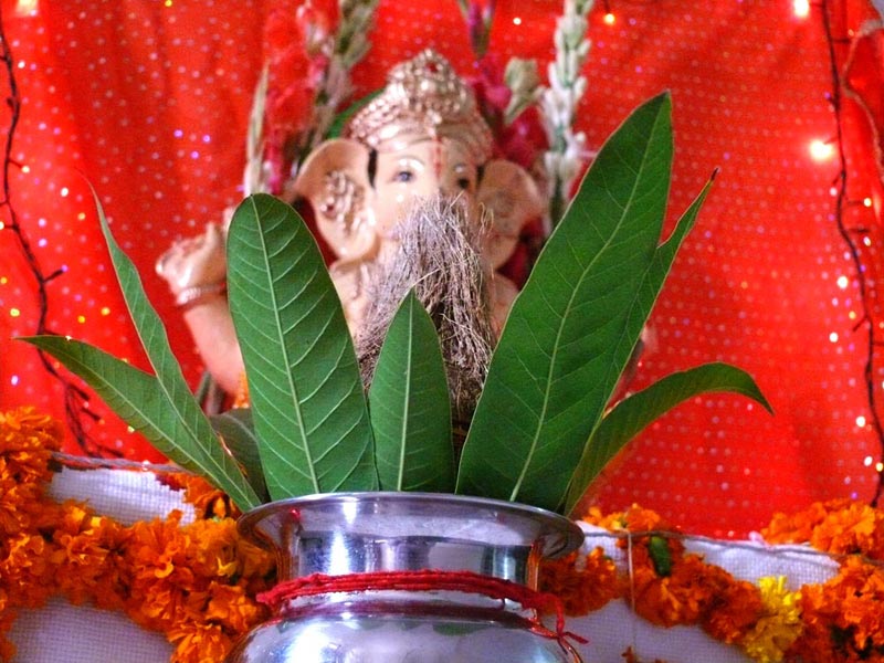 Ganpati and Coconut, copyright Picturejockey : Navin Harish 2005-2012