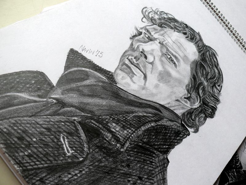 Destiny - A portrait of Benedict Cumberbatch, copyright Picturejockey : Navin Harish 2005-2015
